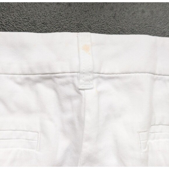 J. Crew 5" Classic Chino Short White Summer Neutral Size 8 - Picture 7 of 9